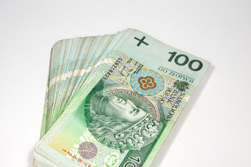 100 zloty in Polish currency