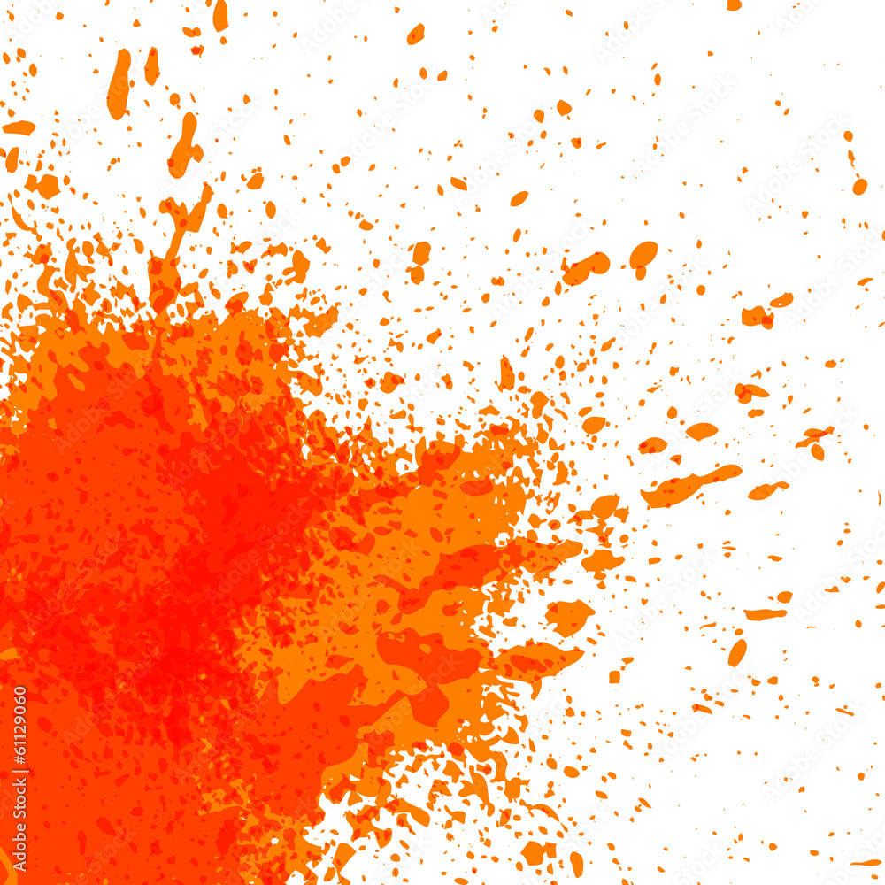 Aufkleber abstract background with colorful ink splashes