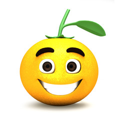 Happy orange