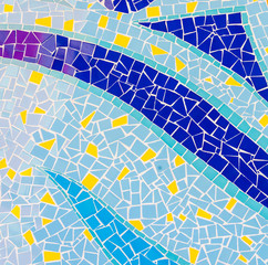 Color mosaic texture background