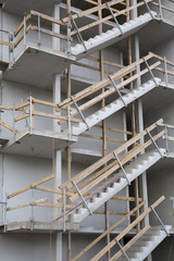 Treppe auf Baustele