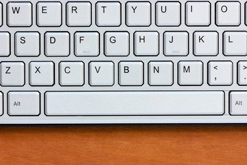 Keyboard on the table