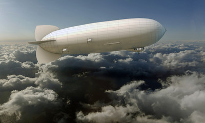 Fototapeta na wymiar airship