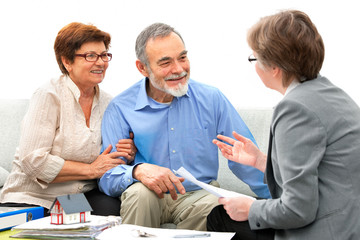 Meeting with real estate agent