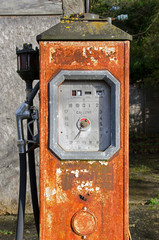 Vintage gasoline pump