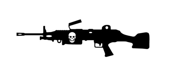 Obraz premium Fusil d'assaut automatique