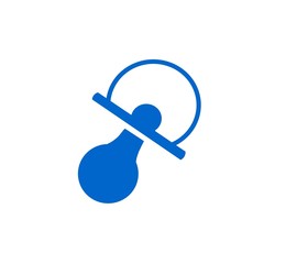 Tétine bleu
