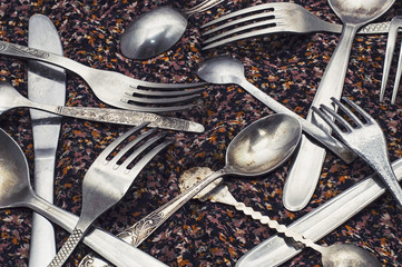 Spoon,fork,knife-kitchen utensils