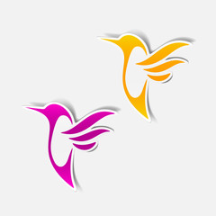 hummingbird sticker