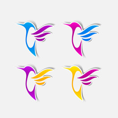 hummingbird sticker