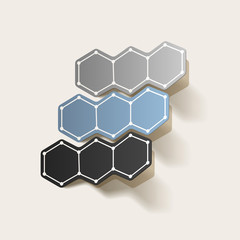 molecular structure, sticker