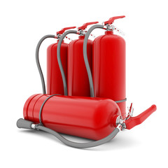 red fire extinguisher