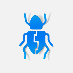 realistic design element: beetle