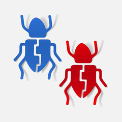 realistic design element: beetle