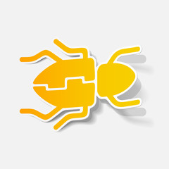 realistic design element: beetle