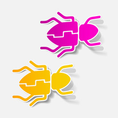realistic design element: beetle