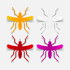 realistic design element: mosquito