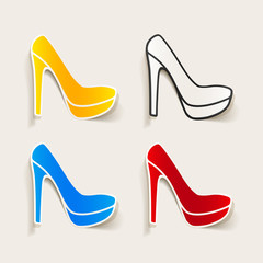 realistic design element: shoe