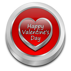 Happy Valentine's Day Button