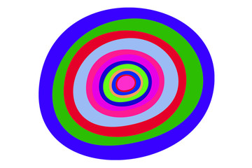 farbiger Kreis / Punkt