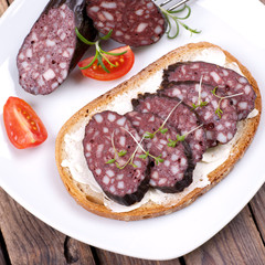 Obraz premium Belegtes Brot