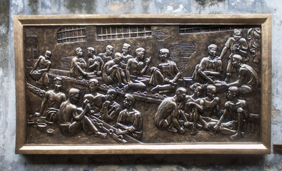 Relief of Vietnamese prisoners at Hoa Lo Prison- Hanoi, Vietnam