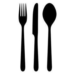 Besteck Silhouette Vektor