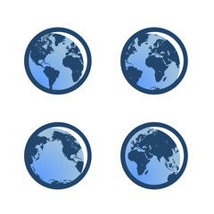 Planet Earth. Vector format