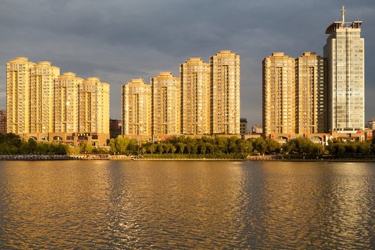 Evening in Ürümqi