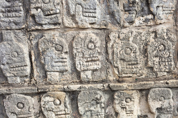 Ruins of pyramids Maya, Chichen-Itza, Mexico