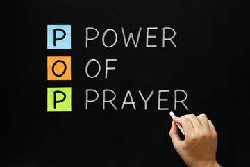 Power of Prayer - obrazy, fototapety, plakaty