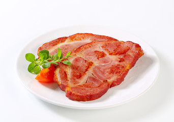 Smoked pork neck