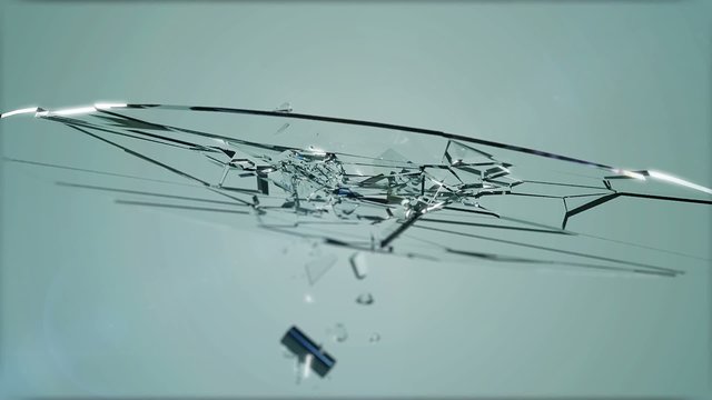 Glass Broken Slow Motion 1080p