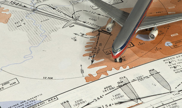 Aeronautical instrumental procedure chart