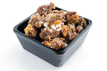 tamarind isolated white background