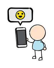 Phone Emoticon Smiley