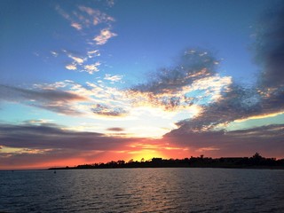 Fototapeta na wymiar Santa Barbara CA sunset