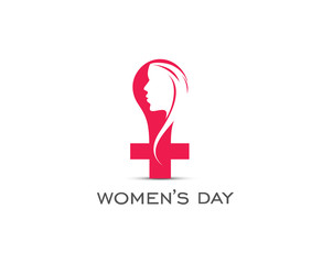 Happy Women's Day Design Element.