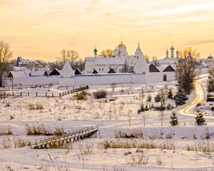 Pokrovsky Monastery in Suzdal. Russia