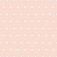 seamless pale pink geometric pattern