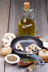Cooking Mushrooms