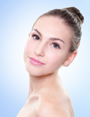 Obraz premium portrait of young woman face