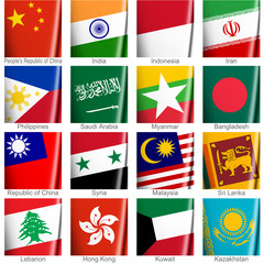Flags of Asia
