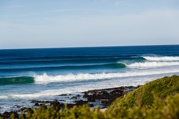Fototapeta na wymiar Wave Point Perfection Surfing