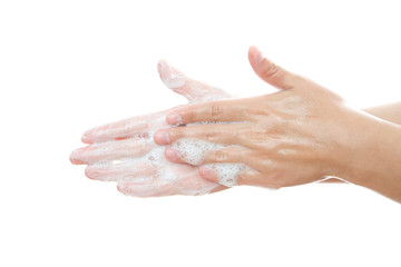 Wash female hands