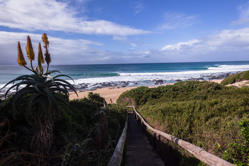 Jeffreys Bay Waves Landscape © ChrisVanLennepPhoto