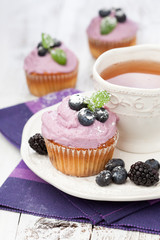 Blueberry cupcakes