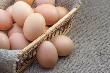 Brown eggs