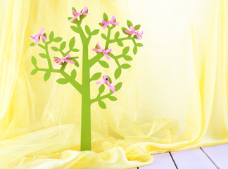 Decorative tree with  bows,