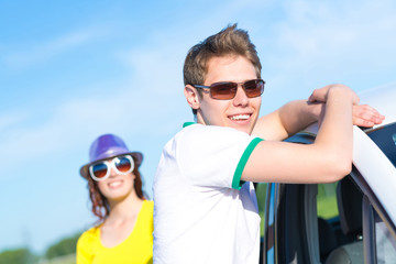 young man in sunglasses